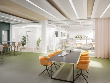 Visualisierung Büro Meeting - © Art-Invest Real Estate Management GmbH & Co. KG