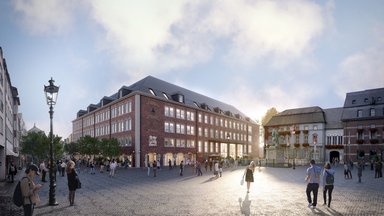 Visualisierung Marktplatz - © Art-Invest Real Estate Management GmbH & Co. KG