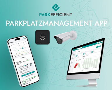 Parkplatzmanagement App plus Verwaltungsdashboard mit Zugangssteuerung per QR-Code Reader und Kennzeichenerkennung. - © ParkEfficient GmbH